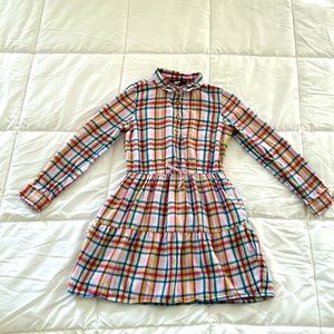 Girls Lands End Flannel Dress